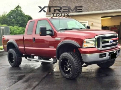 Комплект текстурированных расширителей крыльев подходит для 99–07 Ford F250 F350 Super Duty - Изображение 1 из 4