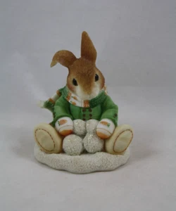 Figura de conejo Enesco My Blushing Bunnies Sno' Ball When You're Not Here - Imagen 1 de 6