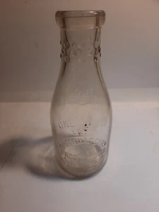 Rare! Dowagiac Dairy Products Milk Bottle Michigan - Picture 1 of 6