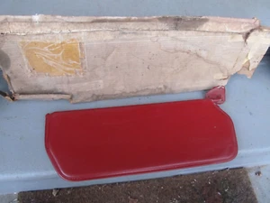 NOS 1973 to 1987 Chevy GMC Truck Suburban Sun Visor Left Side P/N 6264271 RED - Picture 1 of 8