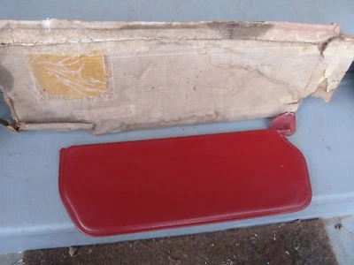NOS 1973 to 1987 Chevy GMC Truck Suburban Sun Visor Left Side P/N 6264271 RED - Image 1 of 4