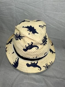 TU UNISEX KIDS BEIGE 100% PAPER PANDORA SUN HAT UK SIZE 3-5YRS HT014 - Picture 1 of 5