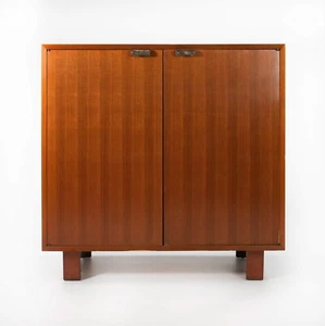 1950 George Nelson Herman Miller Basic Cabinet Series Two Door Cabinet Walnut #2 - Picture 1 of 8