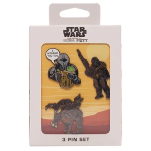 Paquete de 3 pines de Star Wars: The Book of Boba Fett I Missed You Too - Imagen 1 de 5