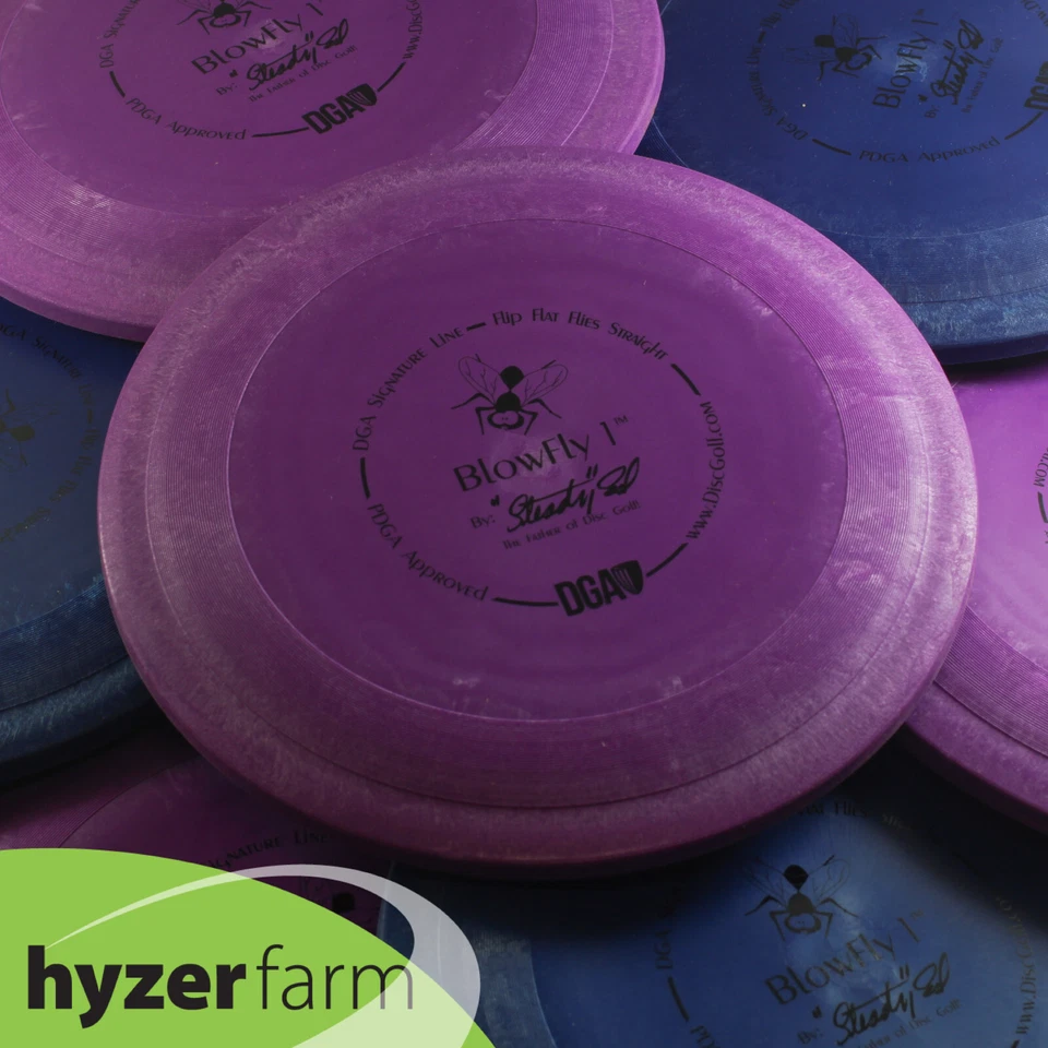 DGA SIGNATURE LINE BLOWFLY 1 *pick weight & color* Hyzer Farm disc golf putter - Image 1 of 1