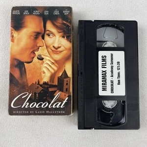 Chocolat (VHS, 2000) Academy Screener Promo Tape Very Good Drama Movie - Picture 1 of 2
