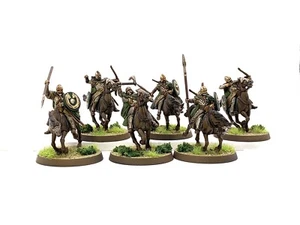 JINETES DE ROHAN 6 señor de los anillos warhammer 28mm pintado MESBG HOBBIT - Imagen 1 de 4