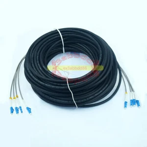 70m Feld Outdoor LWL Kabel LC-LC 4 Litze 9/125 Singlemode LWL Patchkabel - Bild 1 von 1