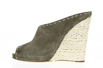 Giuseppe Zanotti Koka Velour Jasmin High Heels Wedge Slides Sandals Size 41 - Image 1 of 4