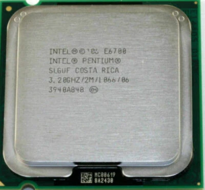 Intel Pentium E6700 SLGUF 3.2 GHz  CPU LGA 775 Dual-Core Processor - Image 1 of 4