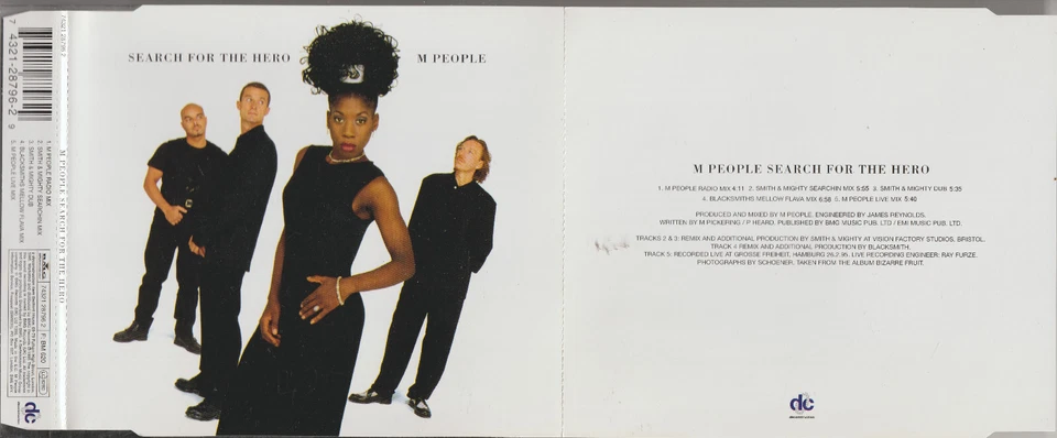 M People - Search for the hero (1995) [5 Track Maxi-CD] - Bild 1 von 1