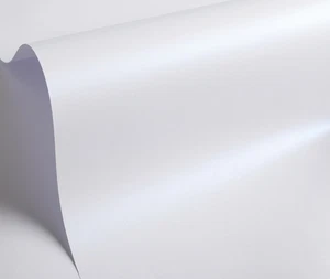 10 Metallic Papier 120g/m² DIN lang 99x210mm weiss PREMIUM Perlmutt Glanzpapier - Bild 1 von 6