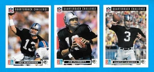 1991 Upper Deck Dominoes QB Challenge - RAIDERS Lamonica - Plunkett - NM-MT - Picture 1 of 2