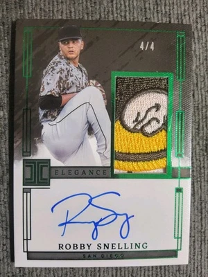 2024 Panini Impeccable Elegance ROBBY SNELLING FOTL Jersey AUTO (4/4) 🔥🔥 - Image 1 of 3