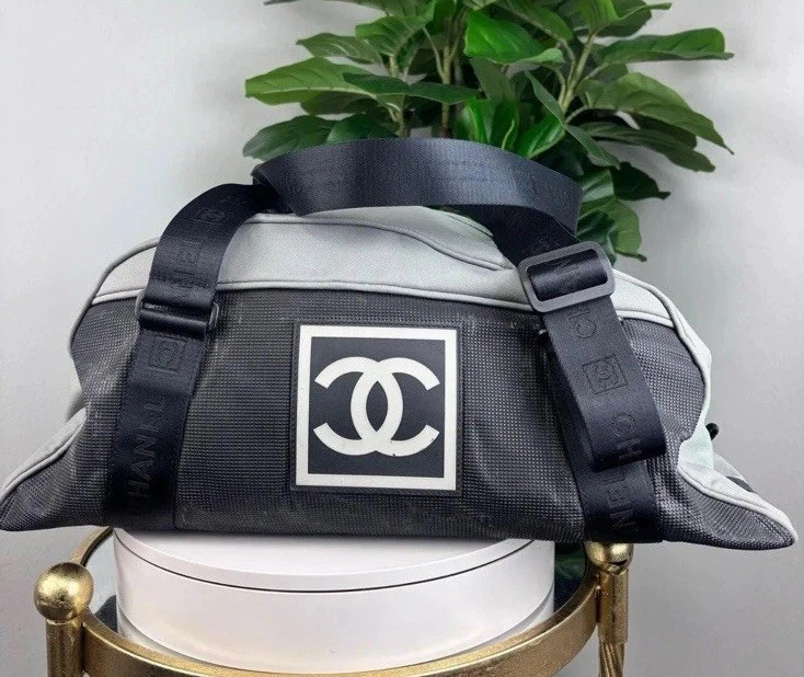 AuthenticChanel Bicolor Sports Duffle Bag - Image 1 of 4