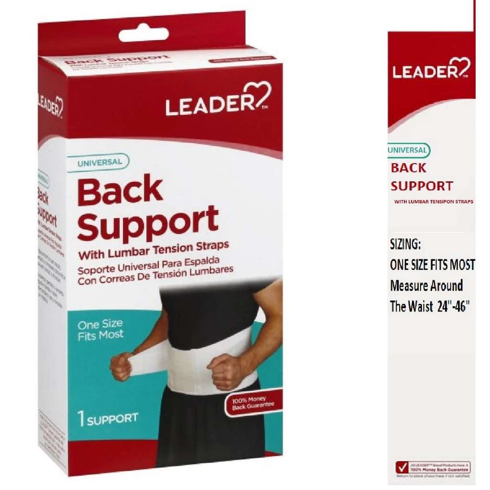 Soporte Espalda Leader Ajustable 24-46" Foto 1 de 1