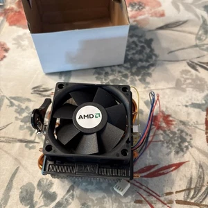 AMD Phenom II Heavy Duty Copper Heat Piped w Aluminum Heatsink Skt AM3 - Picture 1 of 6