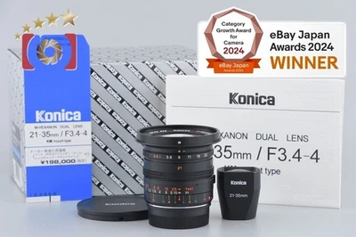 Lente de montaje Konica M-HEXANON DUAL 21-35 mm f/3,4-4,0 Leica M con visor de 21-35 mm Foto 1 de 4