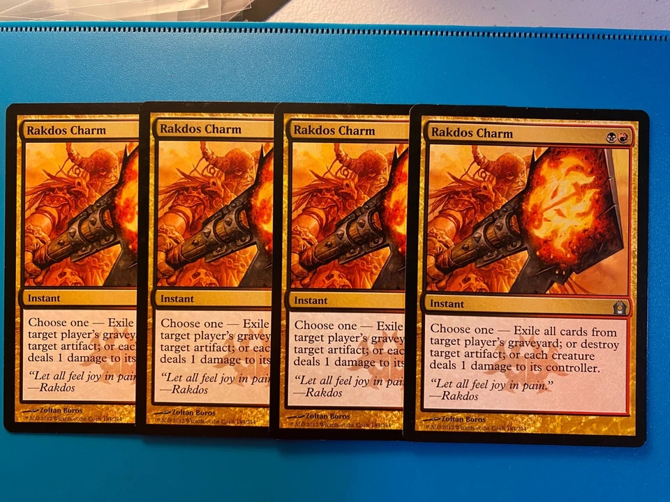 MTG 4x Rakdos Charm # 184 Return to Ravnica Modern Magic the Gathering x4 LP - Image 1 of 1