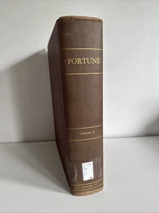 Vtg FORTUNE Magazine July - December 1931 BOUND BOOK 6 Issues Ads Art Vol IV - Picture 1 of 13