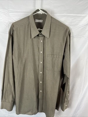 Pierre Cardin Mens Sz 17-17 1/2   34/35 Long Sleeve Dress Shirt. FLAW - Image 1 of 4