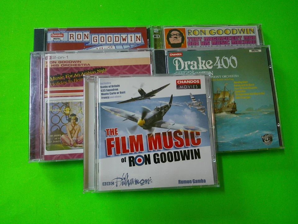(6 CDs) Film music, etc. of Ron Goodwin  *SEE BELOW* - Image 1 of 1