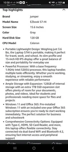 Grey: Jumper 15.6” EZbook S7-hi hds 128gb cpu celeron Laptop - Picture 1 of 2