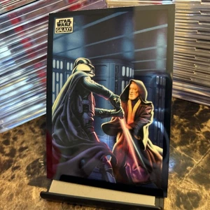 2022 Topps Star Wars Chrome Galaxy Darth Vader VS Obi Wan Base set #44 - Picture 1 of 3