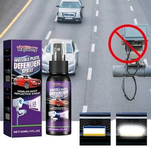 Invisible License Plate Defender Sprayer Car Plate Number Transparent Coating - Picture 1 of 10