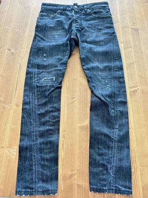 DSQUARED2 Jeanshose Gr. 14Y Used Look Grau / Schwarz - Bild 1 von 4