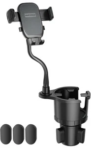 Cup Holder Phone Mount Car SUV Truck | Adjustable Gooseneck | Fits 4–6.7” Phones - Photo 1 sur 8