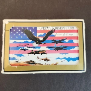 Operation Desert Storm 1991 Playing Cards USA Gemaco Bridge Vintage Komplett - Bild 1 von 10