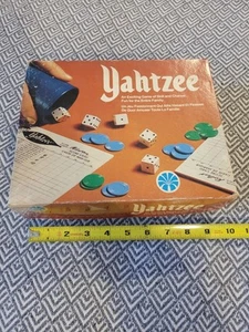 Vintage 1975 Yahtzee Dice Game Lowe Milton Bradley Complete Ages 8 And Up - Picture 1 of 12