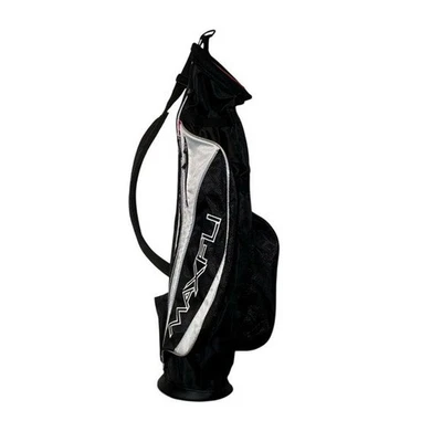 MaxFli Sunday Golf Club Bag Lightweight Carry 3-Way Slot No Stand Black - Image 1 of 4