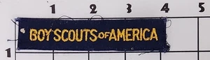 BSA Boy Scouts America Blue Pocket Patch Embroidered Sew On - Picture 1 of 1