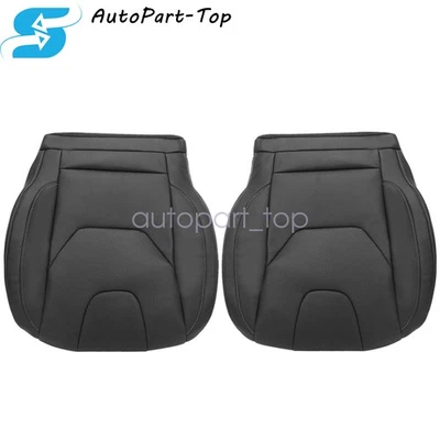 For Ford Fusion Titanium 2013-2017 Driver+Passenger Side Lower Seat Cover Black - Image 1 of 4
