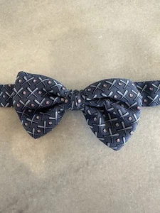 Vineyard Vines Silk Bow Tie Youth Boys - Baseball - Blue - Picture 1 of 3
