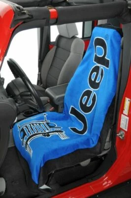 Armadura de asiento con logotipo Jeep y toalla protectora de asiento Jeep - ¡Tú eliges tu color!! Foto 1 de 4