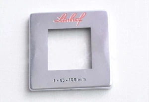 LINHOF F65mm-105mm METAL LENS VIEW FRAME MASK for TECHNIKA IV III 6X9CM - Picture 1 of 1