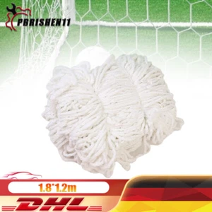 Fußballnetz 1.8*1.2m Fußballtor Netz Polypropylen-Faser Fußball-Tornetz Sport - Bild 1 von 9