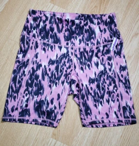 Z BY ZELLA size S Purple Opera Saker Print High-Rise Side Pocket Biker Shorts - Picture 1 of 6