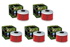 Hiflofiltro Oil Filter (x 5) Fits HONDA CRF300L / CRF300 RALLY (2021 to 2025) - Picture 1 of 8