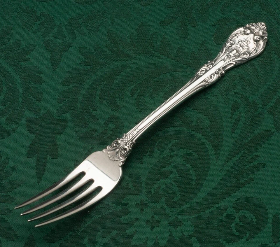 Tenedor tamaño cena individual King Edward by Gorham plata esterlina 7,75" Foto 1 de 1