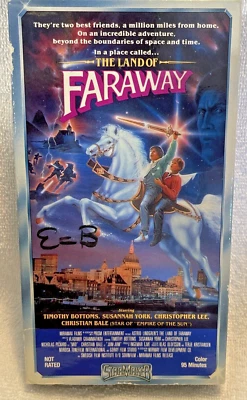 The Land Of Faraway VHS Christian Bale Christopher Lee Starmaker Foto 1 de 3