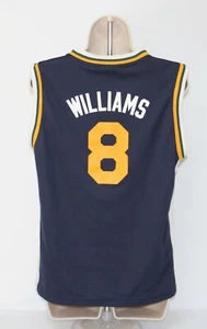 NBA Utah Jazz Deron Williams #8 Adidas Woman's Large Blue Basketball Jersey - Picture 1 of 4