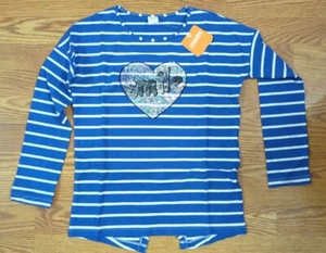 GYMBOREE BLTSCHOOL Girls 10 Heart Smile Shirt Long Sleeve NWT - Picture 1 of 5