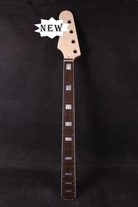 P Bass Guitar Neck 20 Fret 34inch Reversed Head Maple Rosewood Block Inlay - Picture 1 of 7
