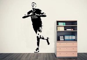 JAMIE VARDY Wall Art Sticker, Decal, Mural, Leicester City Striker - 3 x sizes - Picture 1 of 3