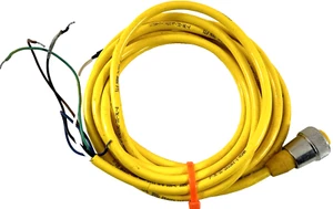 Juego de cables de extremo único Turck RKM50-4M, recto F 5 pines, mini rápido, usado (MM) - Imagen 1 de 8