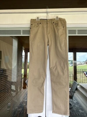 Pantalones Lucky Brand Niño Talla 20 Caqui Ajustados Cintura Ajustable Foto 1 de 4